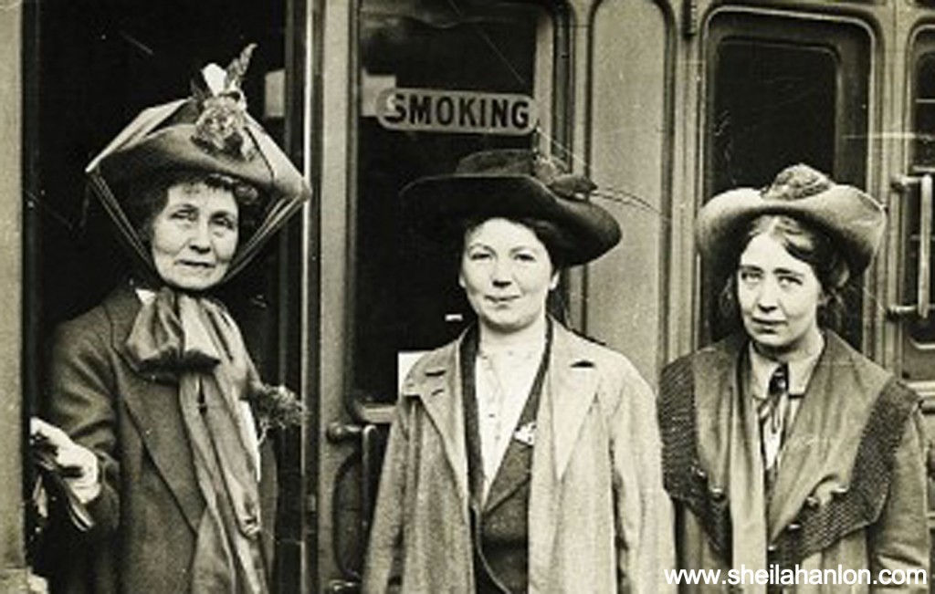 Emmeline, Christabel and Sylvia Pankhurst