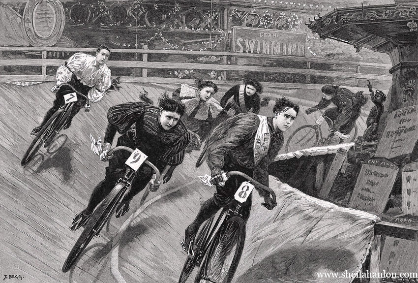 Ladies sale bike race