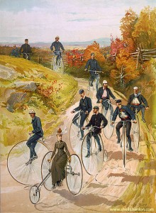 www.sheilahanlon.com_Bicycling, Hy Sandham, 1887