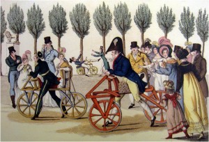 Draisiene Demo_Luxembourg Gardens, 1818