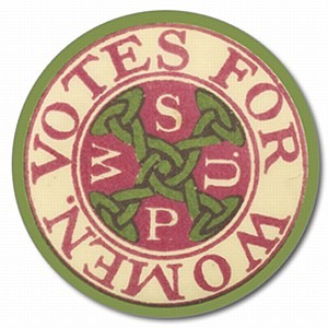Alice Hawkins WSPU badge